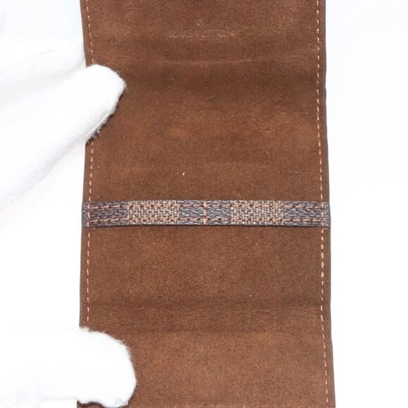 LOUIS VUITTON Damier Ebene Cuff Case M64681 LV Auth - Picture 10 of 16